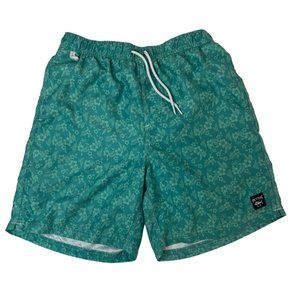 Spicy Tuna Swim Trunks Men's Drawstring Waist Built-In Net Lining Small